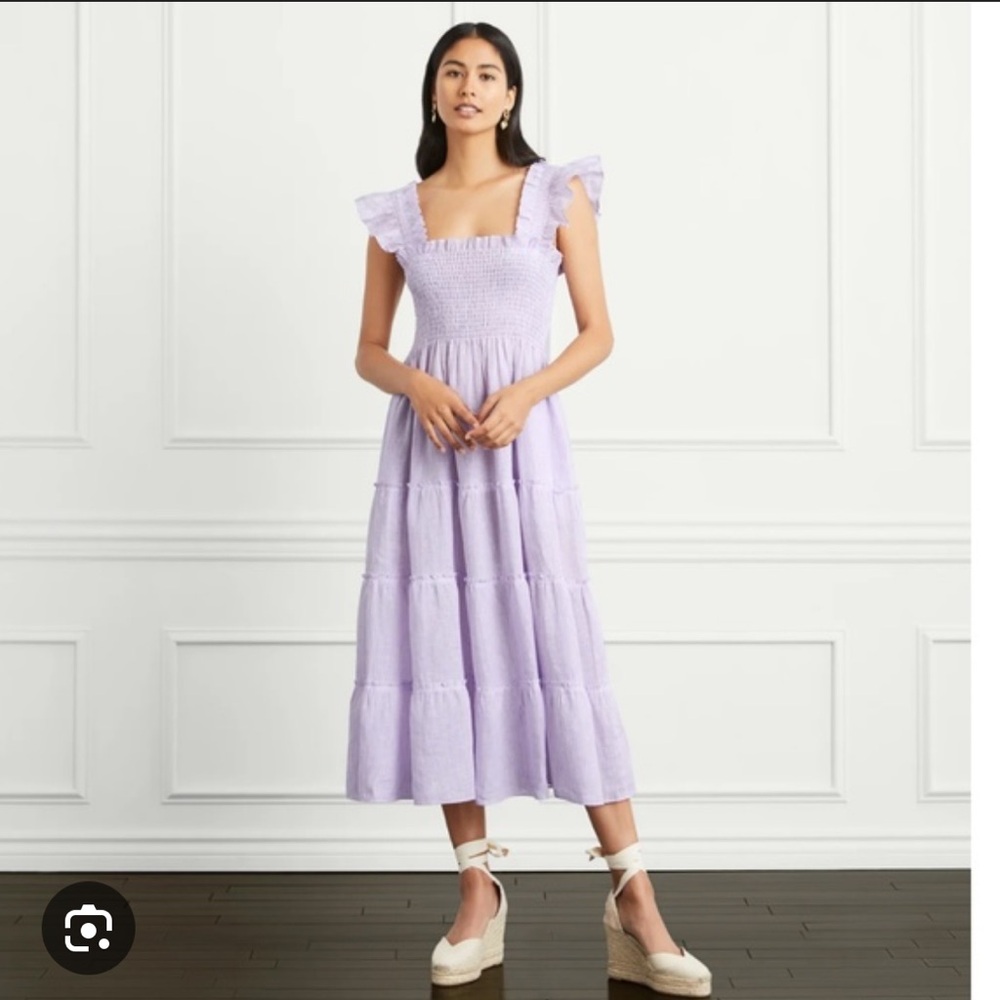 Hill House Lilac Striped Ellie Nap Dress - Never been worn!